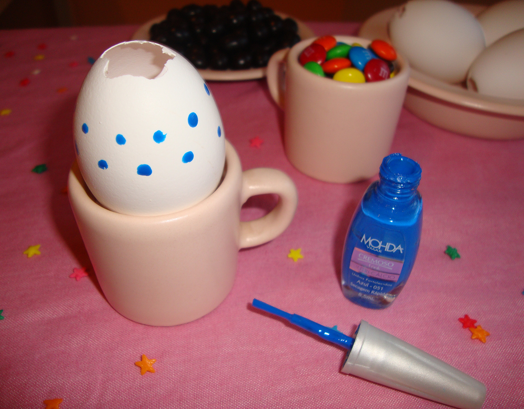 Ovos de Páscoa Tie-Dye com Espuma de Barbear: Passo a Passo