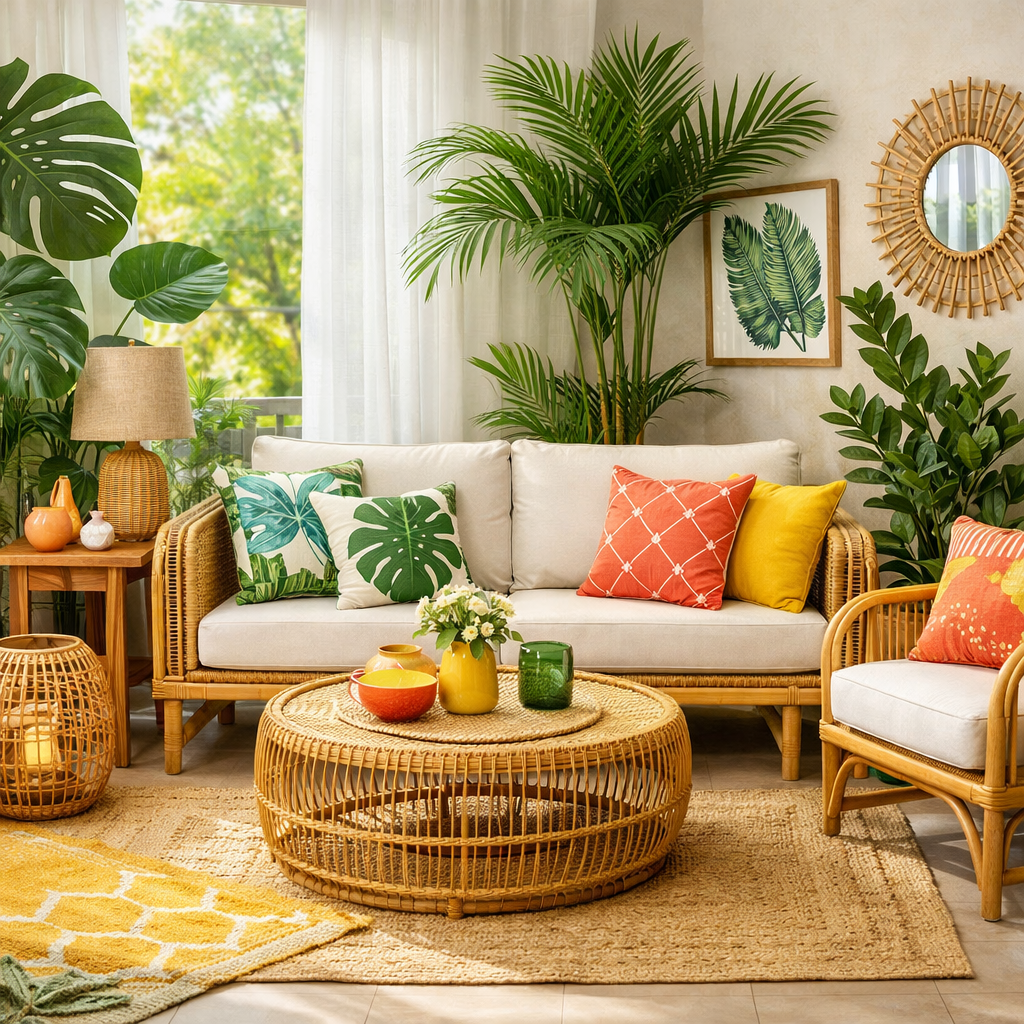 como decorar sala com almofadas coloridas