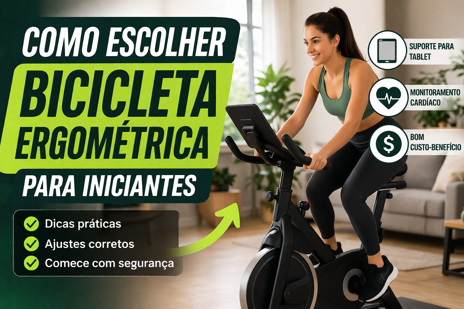 como escolher a melhor bicicleta ergométrica residencial