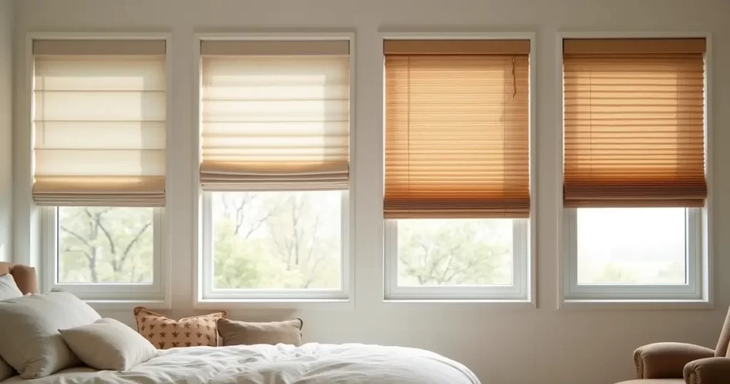 como escolher a melhor persiana para quarto (rolô ou romana)