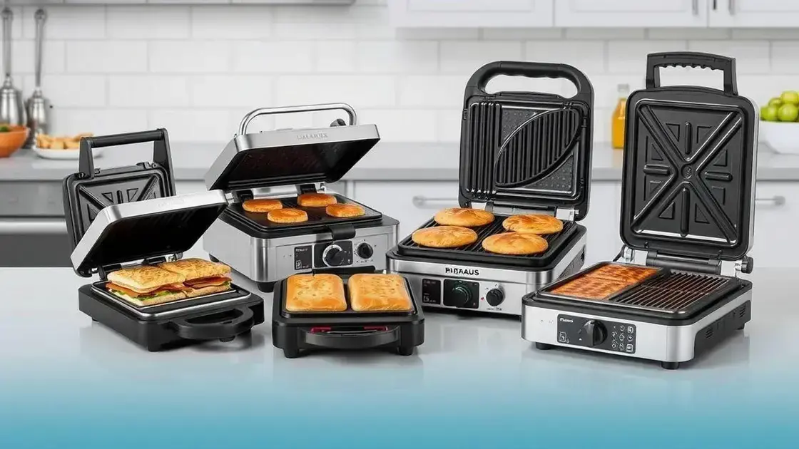Benefícios de usar uma sanduicheira elétrica