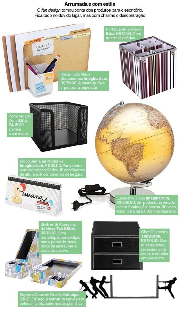 10 ideias criativas para organizar escritório pequeno