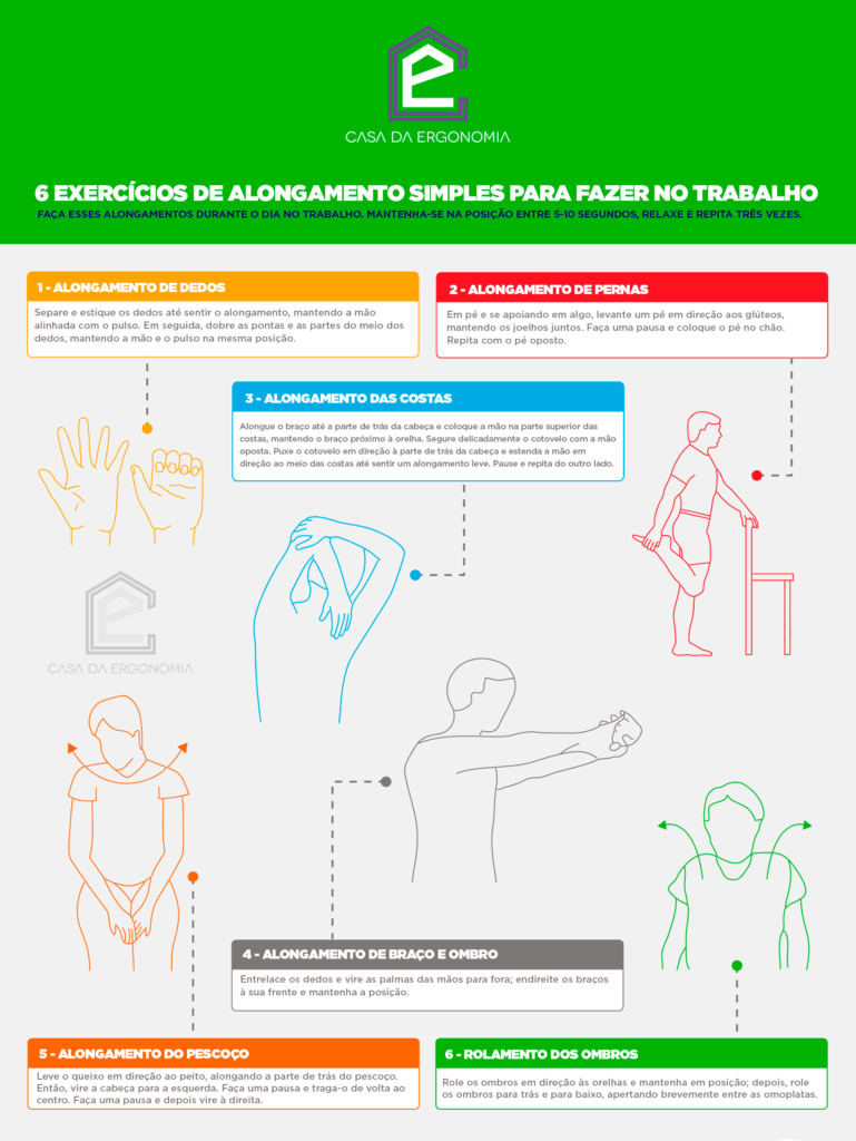 Guia Completo de Alongamentos Discretos para o Escritório