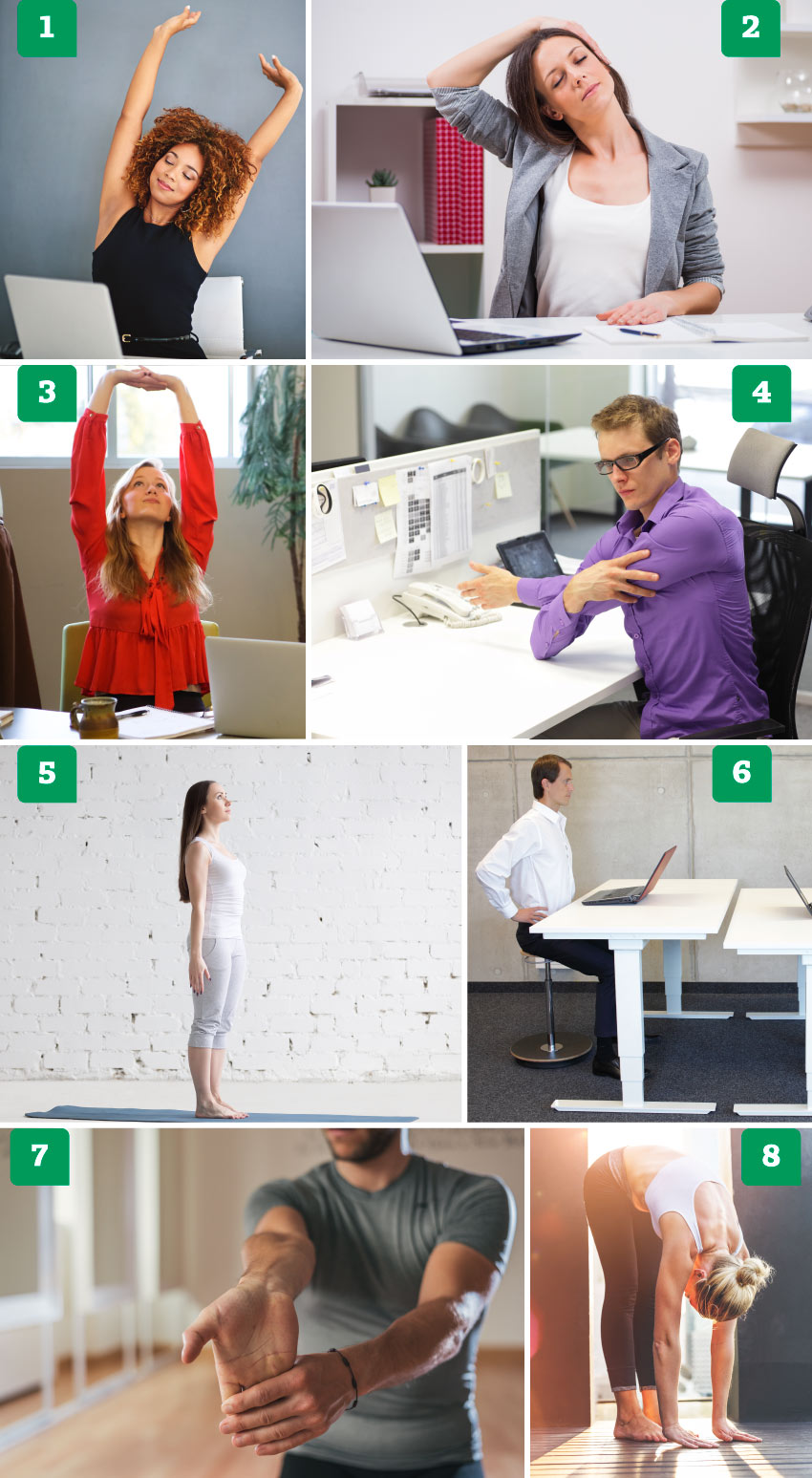 Como Aliviar Dores no Pescoço e Costas com Alongamentos Rápidos no Trabalho