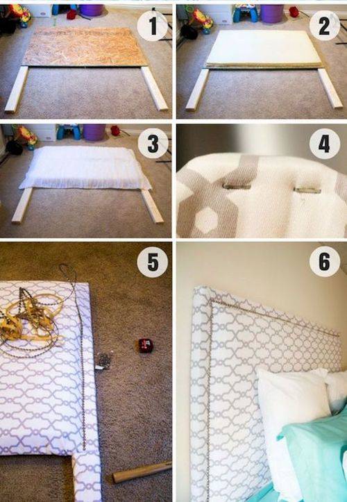 Como fazer cabeceira de cama estofada barata