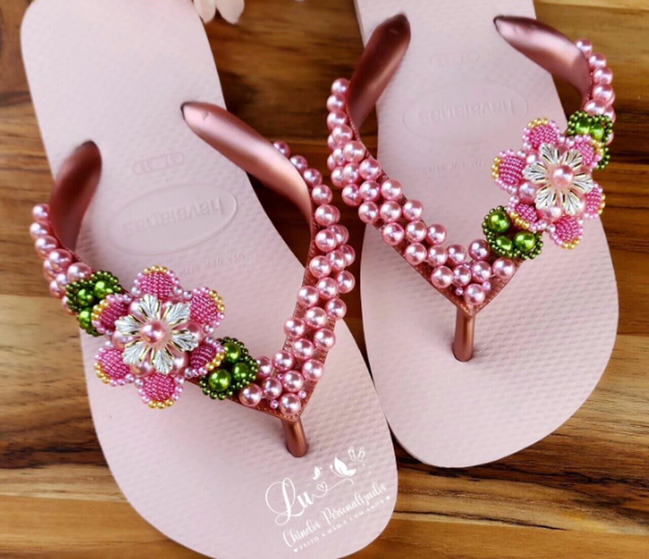 ideias de chinelos customizados para vender