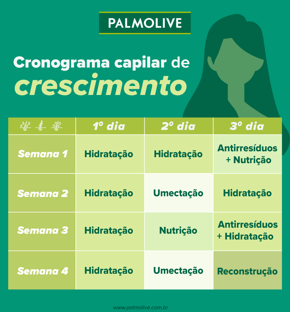 como fazer cronograma capilar para crescimento (saúde do fio)