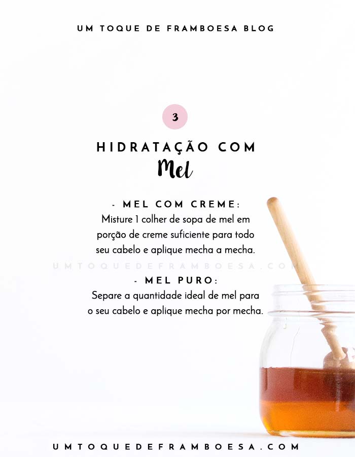 como fazer hidratação com mel e azeite