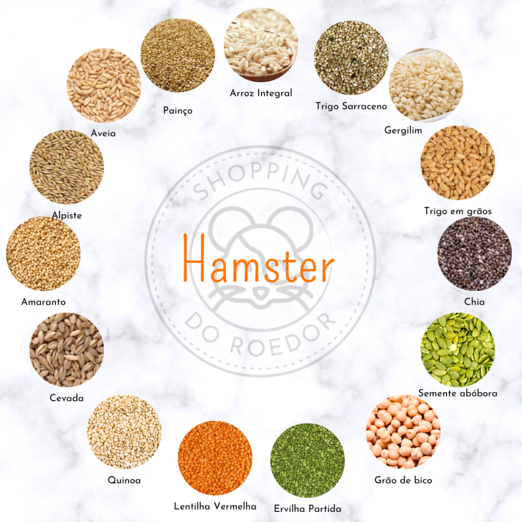 como fazer mix de sementes para hamster