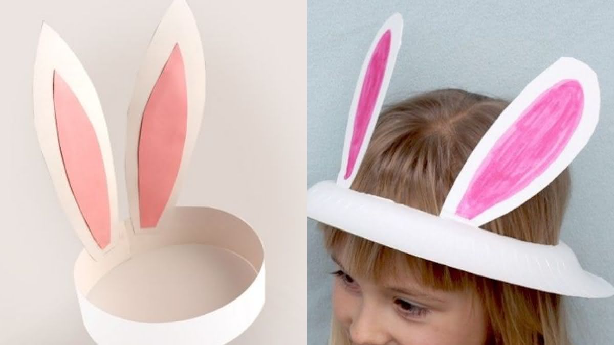 5 ideias de moldes para tiaras de orelha de coelho