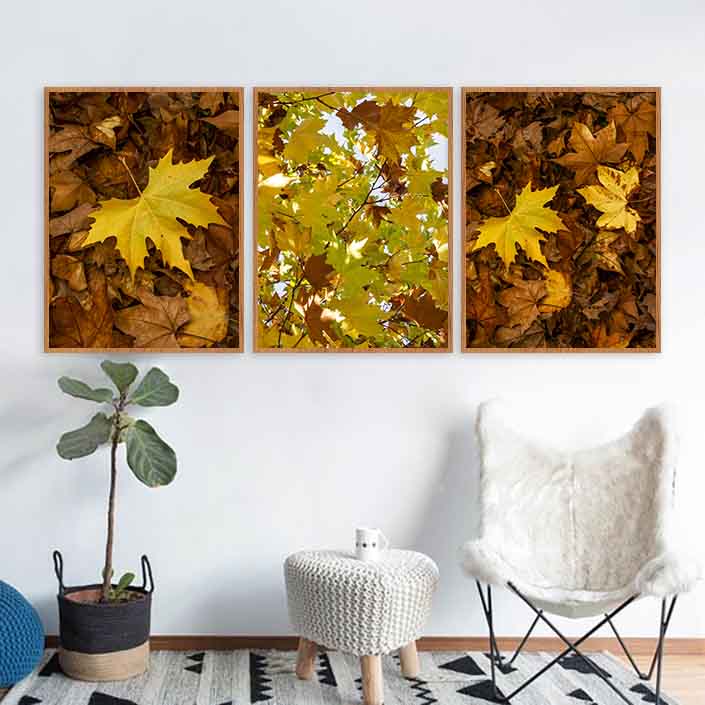 Técnicas avançadas de colagem para quadros de folhas