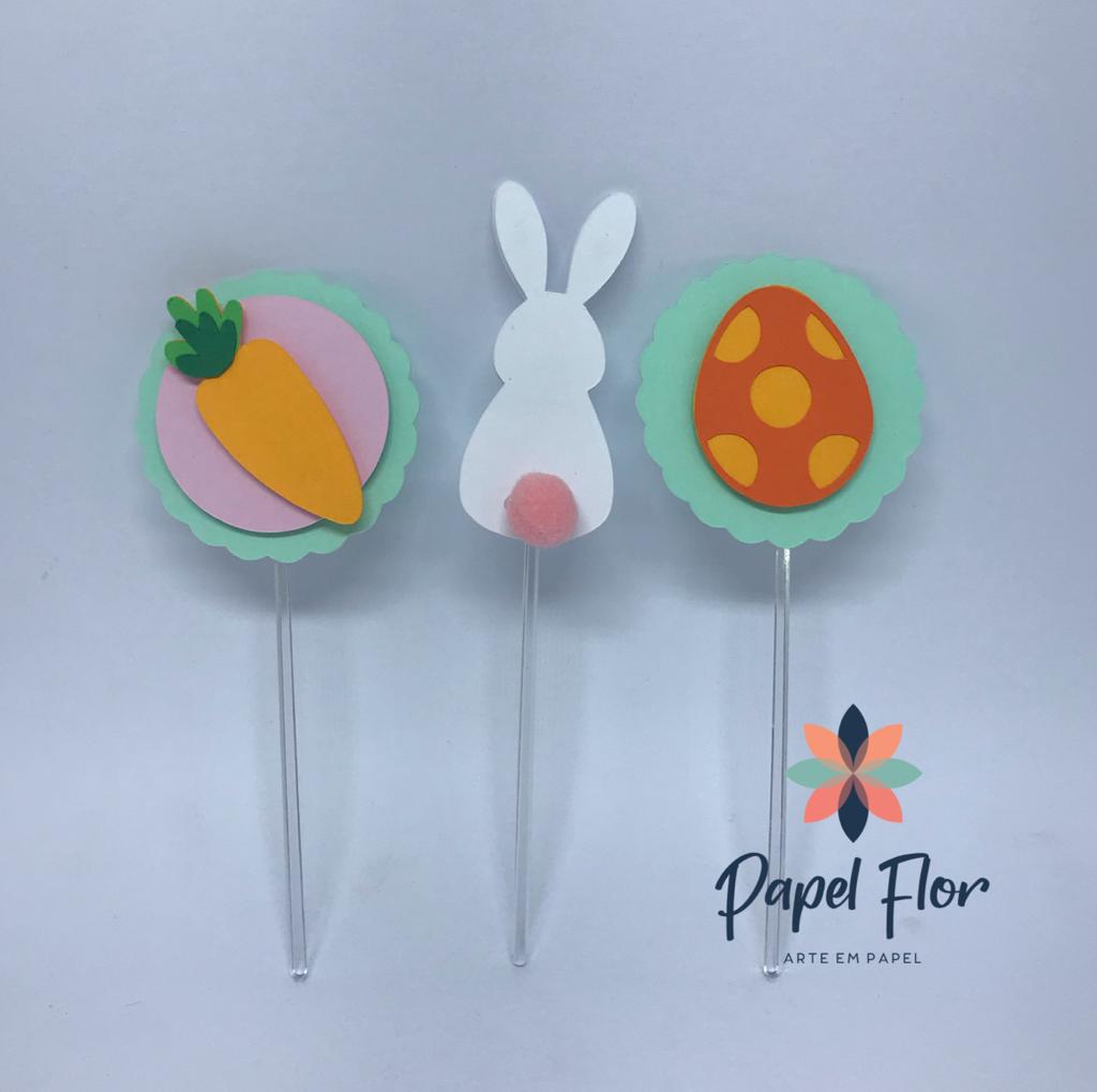 Como Usar Fita Banana para Toppers 3D de Páscoa: Efeito Profissional