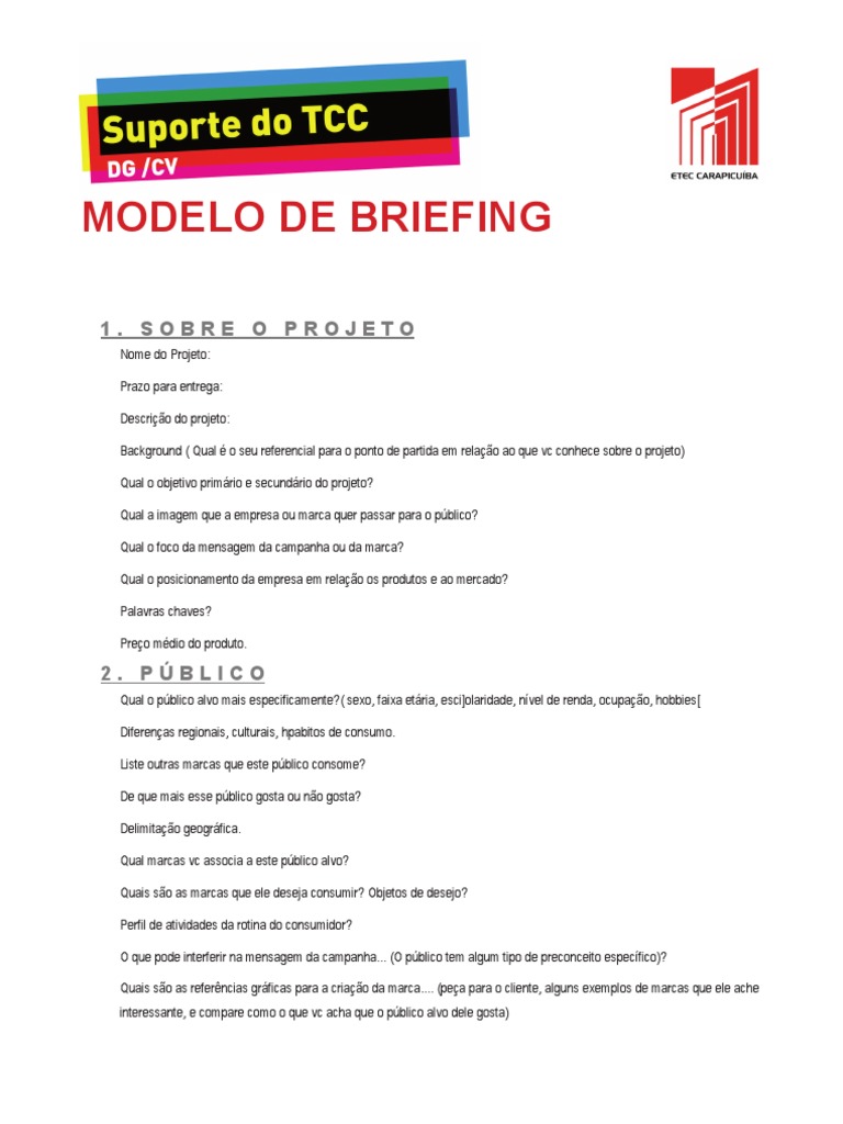 As Melhores Ferramentas Gratuitas para Criar seu Briefing