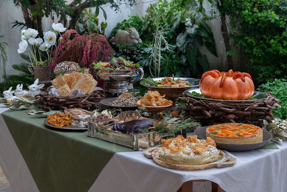 como fazer um buffet de páscoa