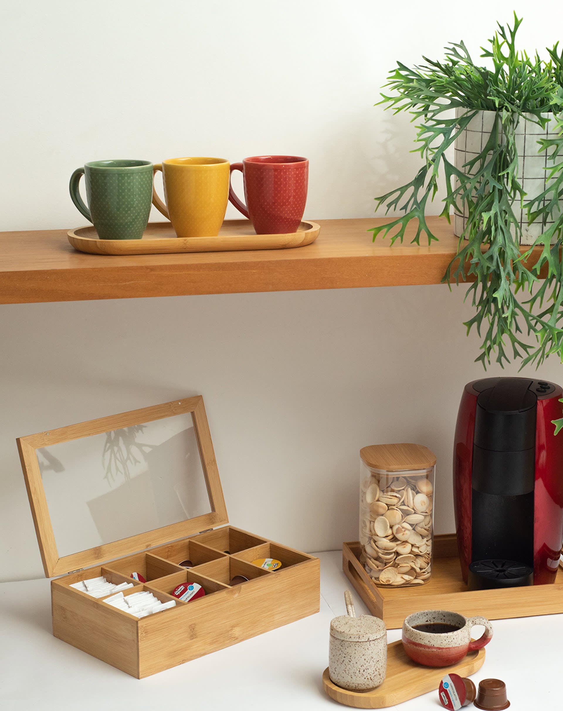 como fazer um cantinho do café charmoso na cozinha