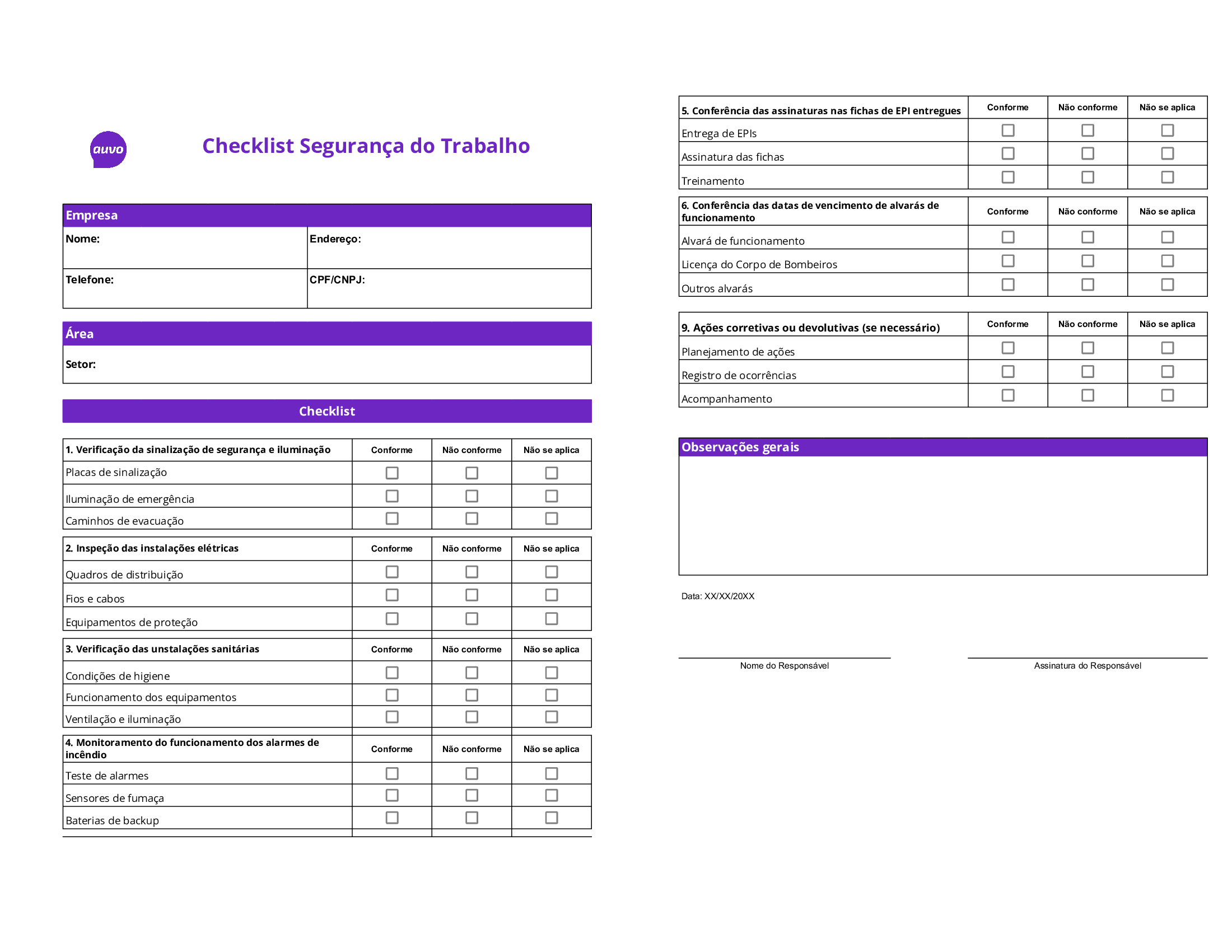 erros comuns ao fazer checklist diário e como evitá-los