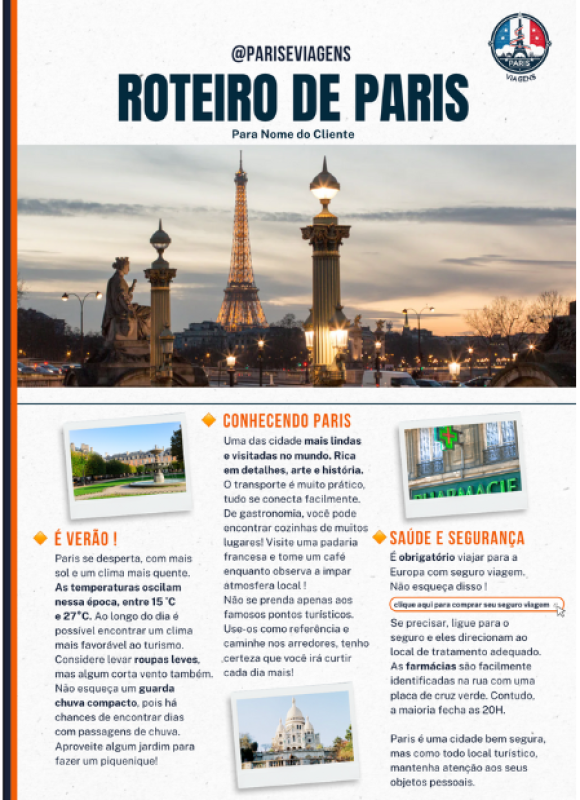 como fazer um roteiro de viagem personalizado