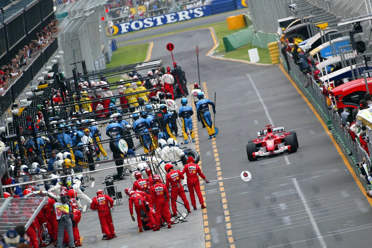 A Evolução dos Pit Stops na História da F1