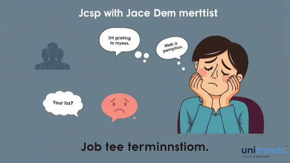 dicas para superar demissão