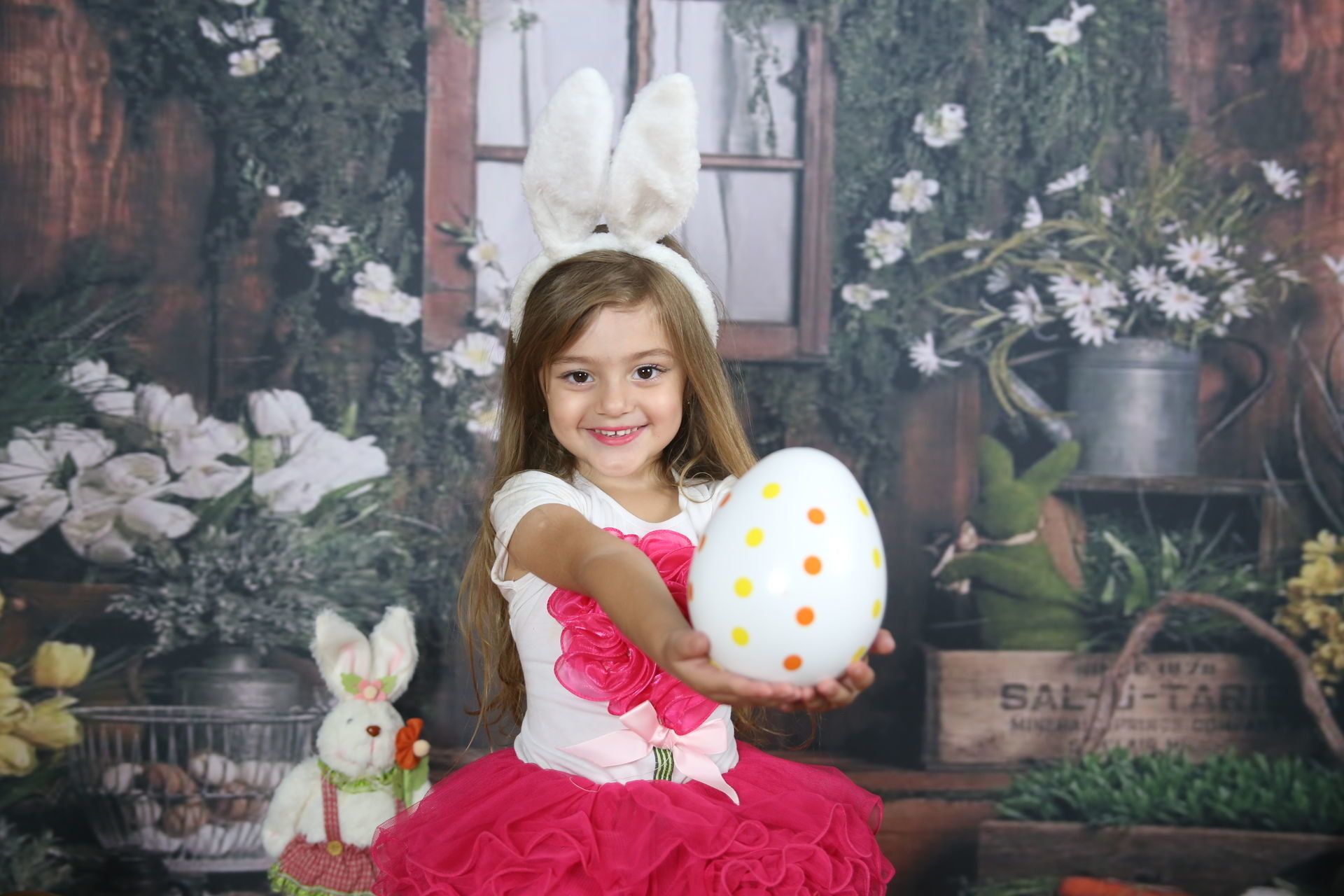 como montar cenário fotográfico de páscoa