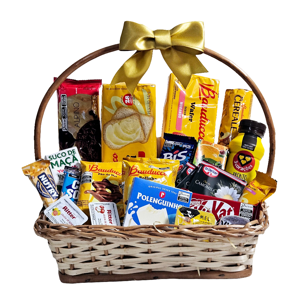 como montar uma cesta de café da manhã de páscoa