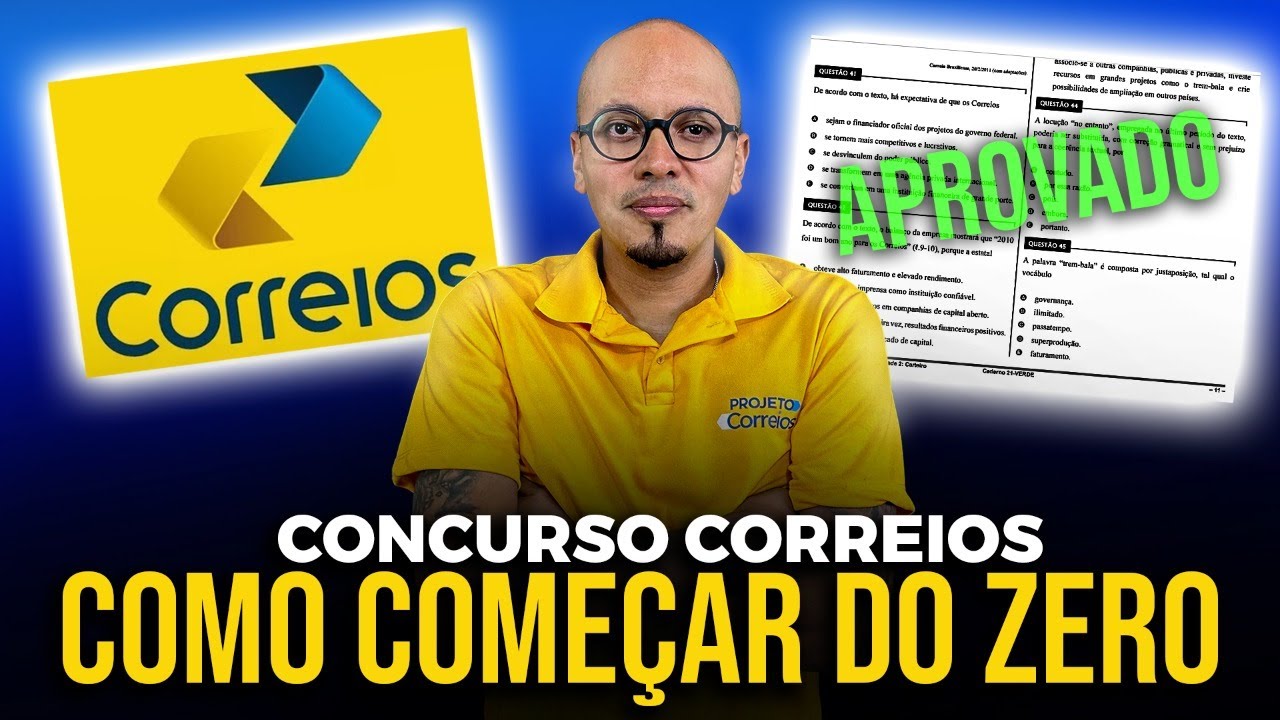 como passar no concurso do correios