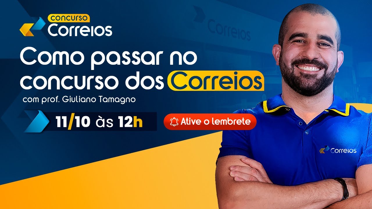 como passar no concurso do correios
