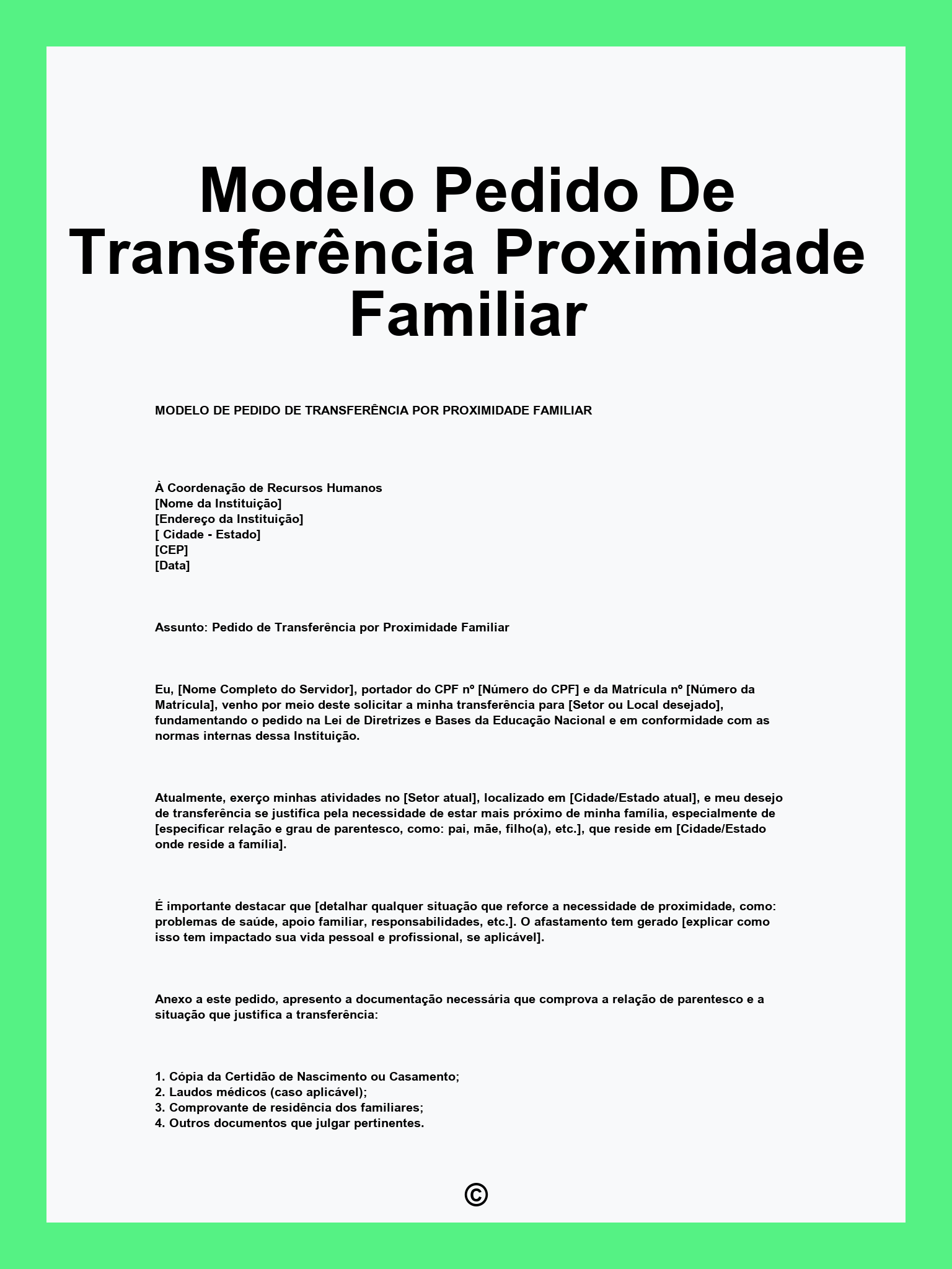 O que fazer se a empresa negar seu pedido de transferência
