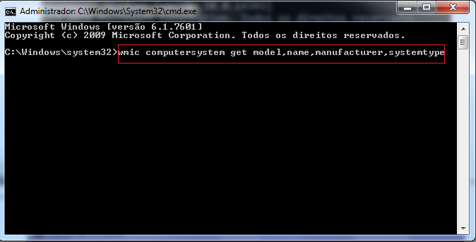 como saber o modelo do notebook