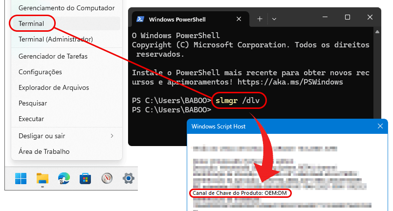 como saber se o windows é original