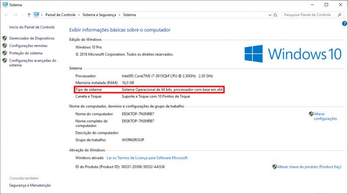 como saber se o windows é original