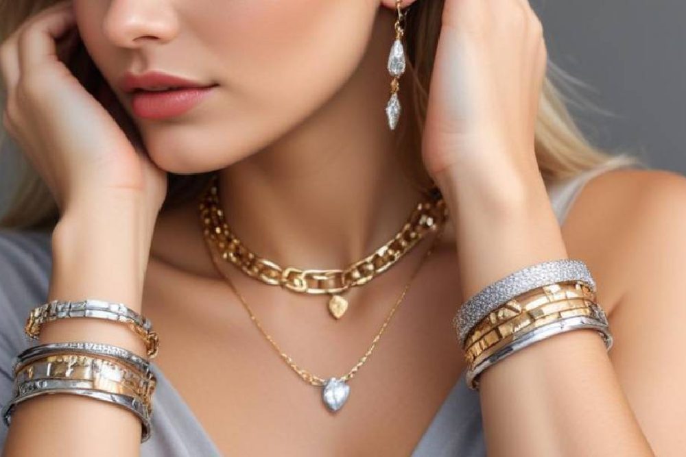 erros comuns ao misturar joias prata e ouro