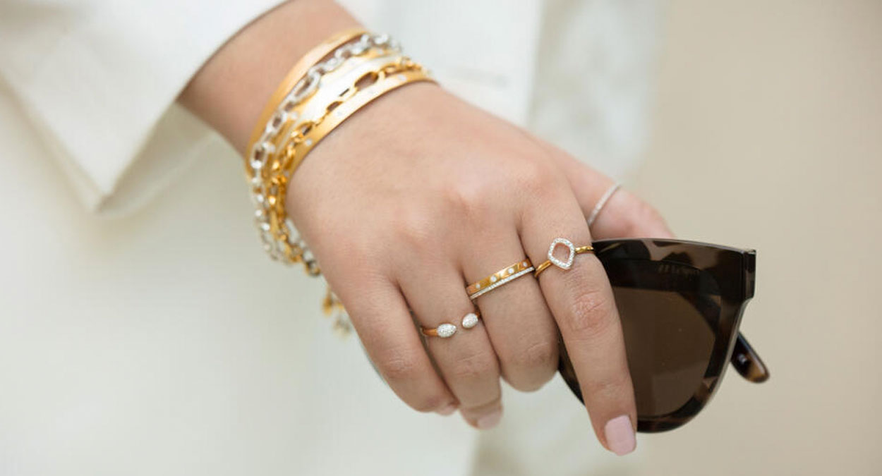 quanto custa montar um mix de acessórios prata e dourado