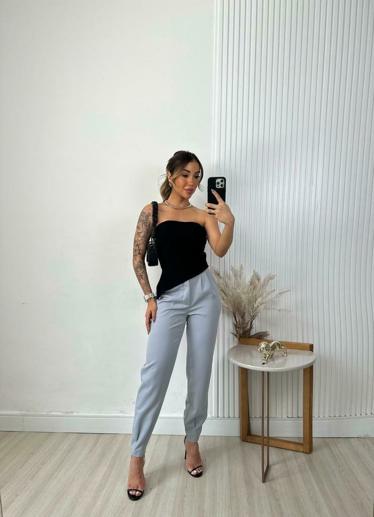 looks com blusa tomara que caia