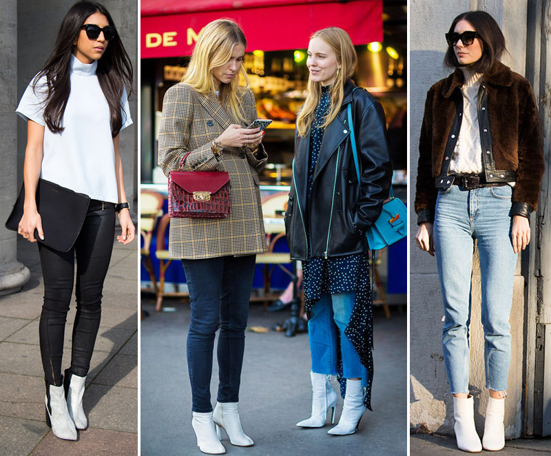 erros ao usar bota branca com calça preta