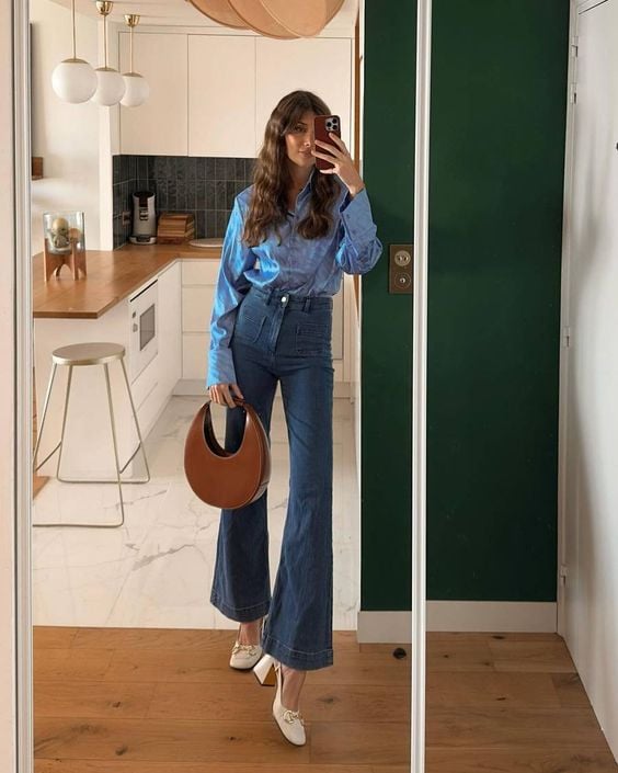 como fazer barra calça flare para tênis