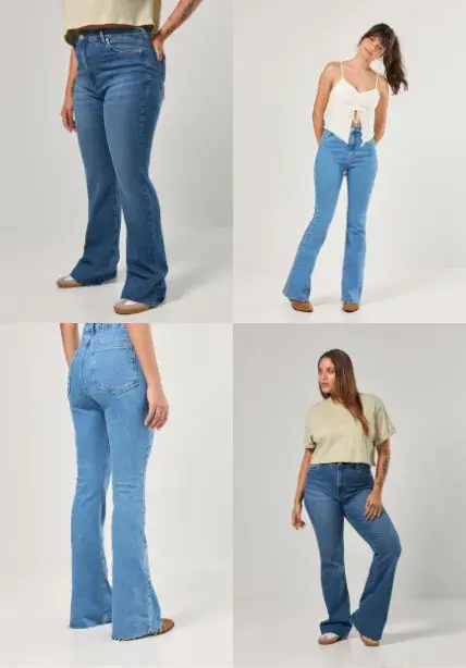 erros comuns ao usar calça flare