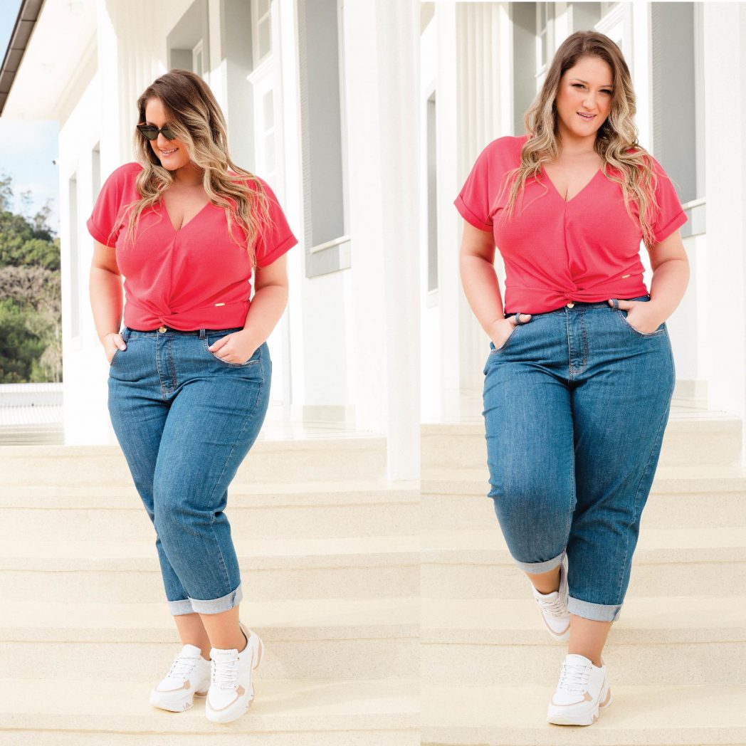 como usar calça mom jeans cintura alta