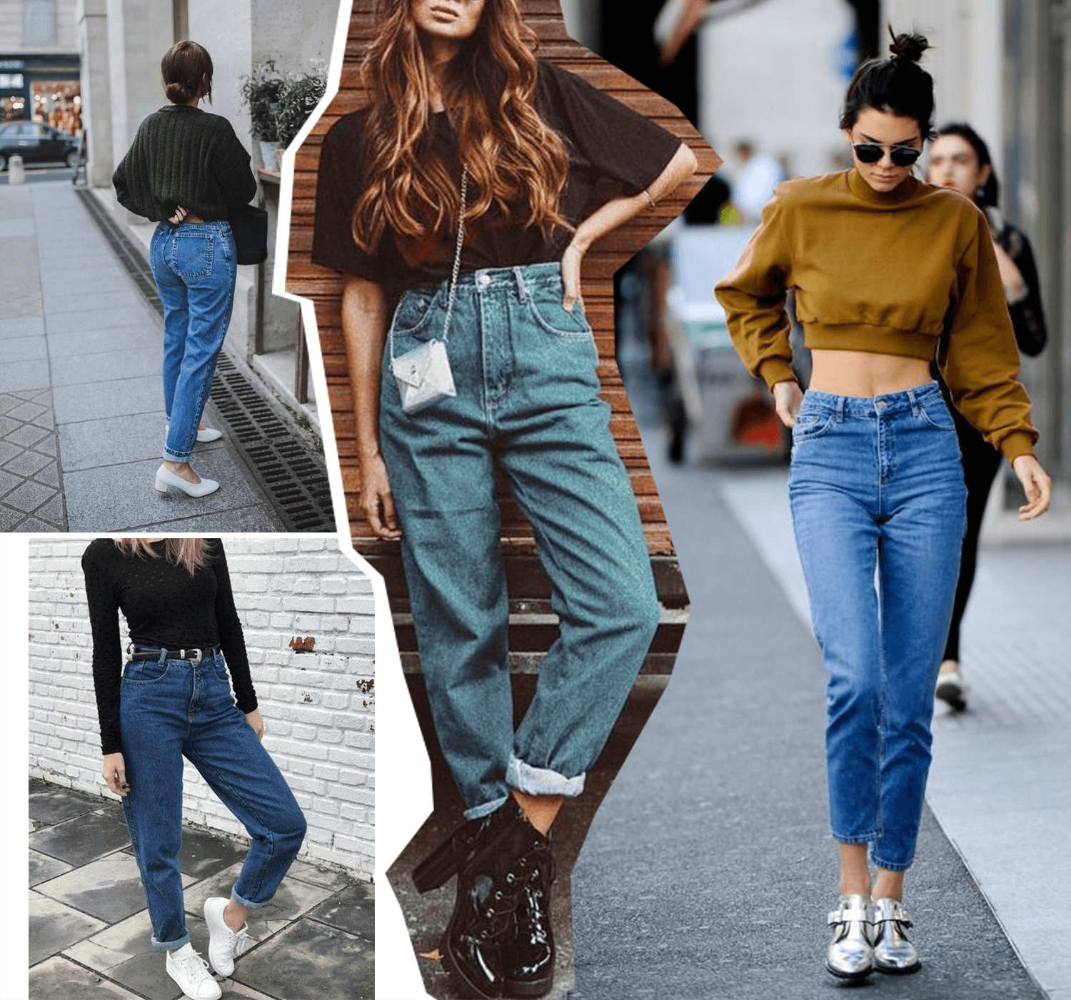 calça mom jeans anos 80 90