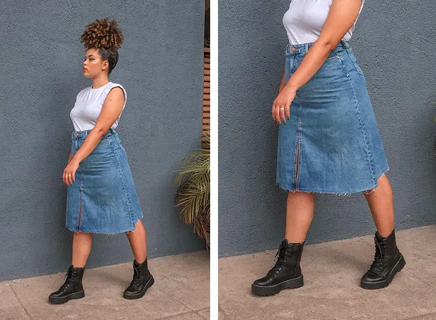 como usar coturno feminino com vestido ou saia