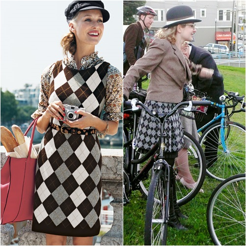 estampa argyle moderna