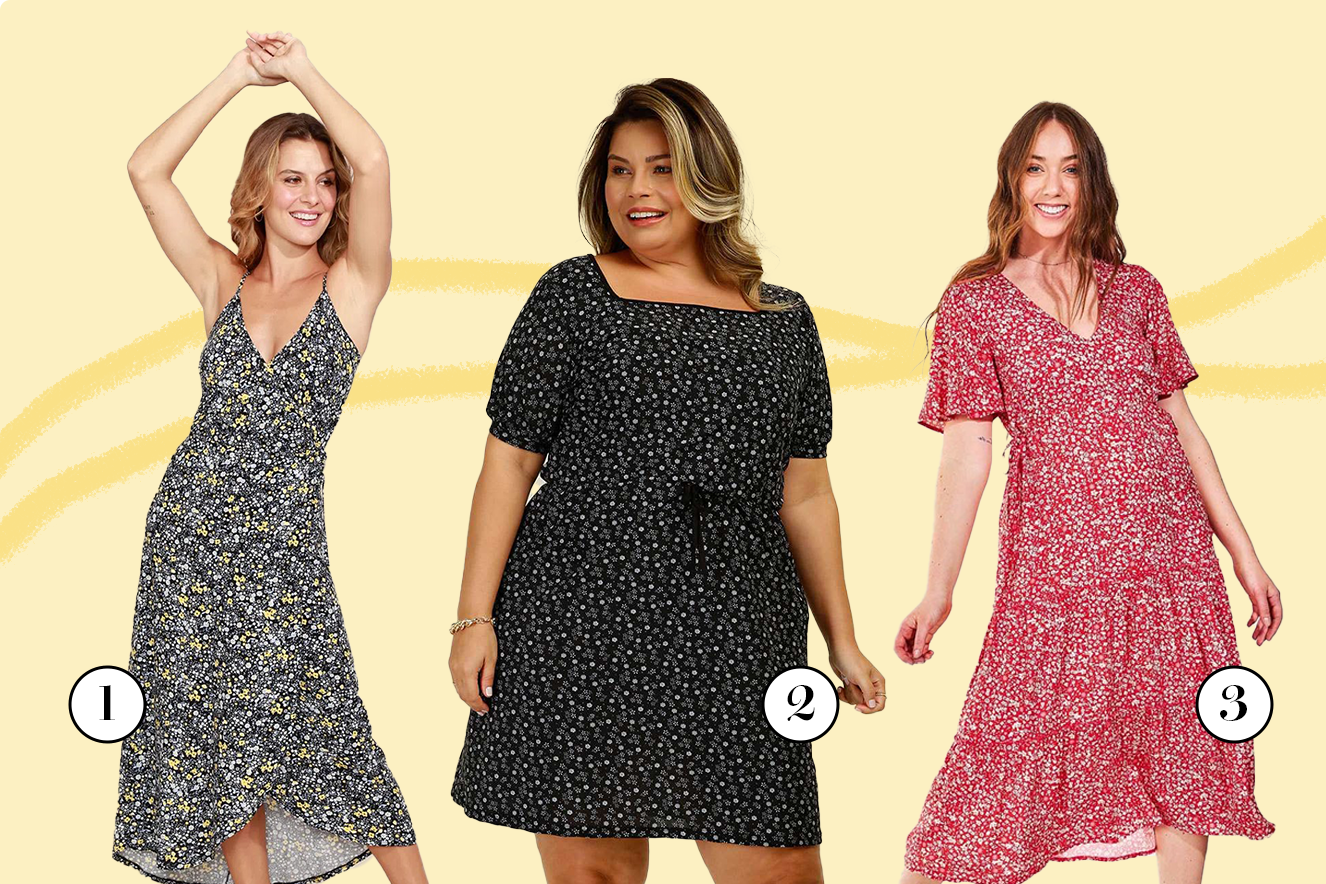 inspiração looks estampa liberty para casamento