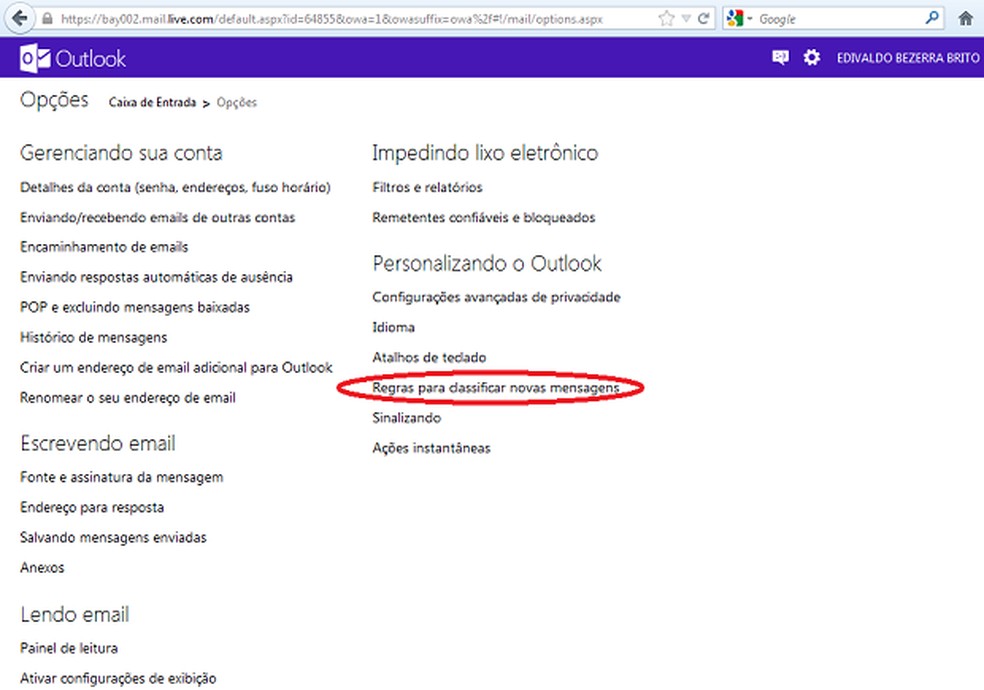 como usar filtragem colaborativa em emails