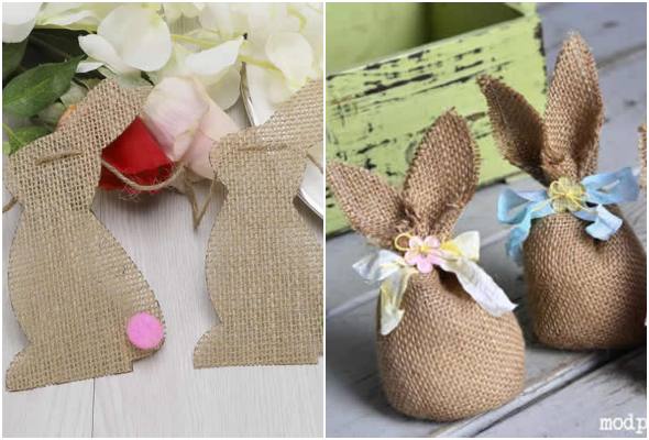 Como Fazer uma Guirlanda Rústica de Juta para a Páscoa