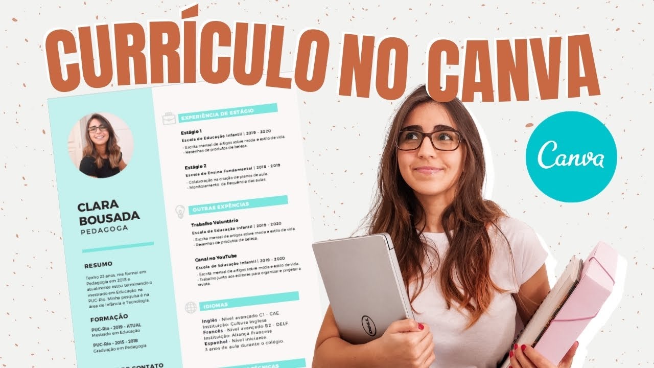como usar o canva para fazer um currículo criativo