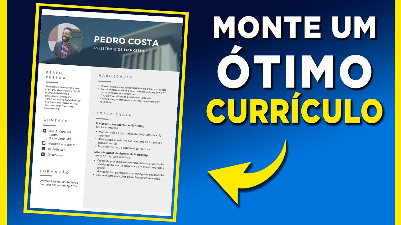 como usar o canva para fazer um currículo criativo