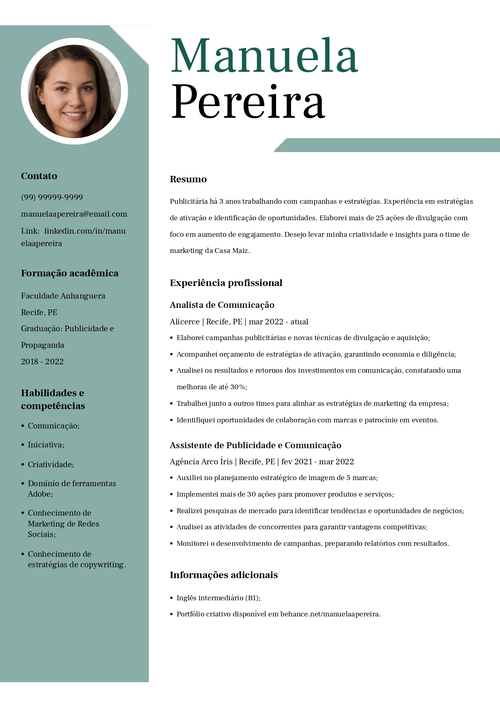 como usar o canva para fazer um currículo criativo