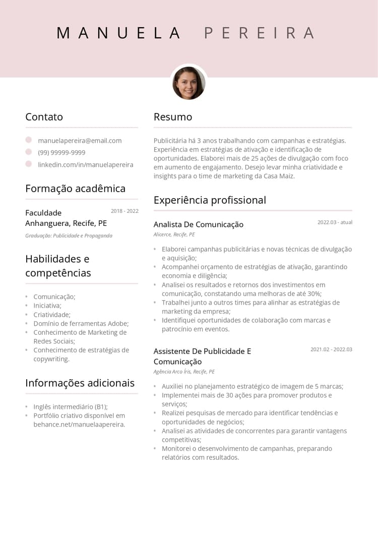 como usar o canva para fazer um currículo criativo