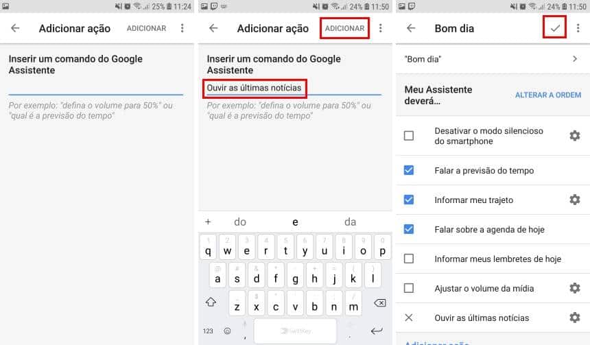 como usar o google assistente para ler notícias