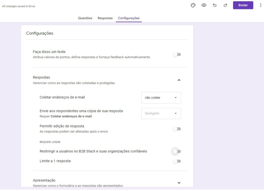 melhores tipos de perguntas para pesquisa de mercado google forms